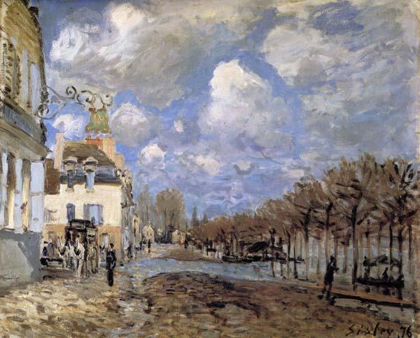 Alfred Sisley Boat in the Flood at Port-Marly Germany oil painting art